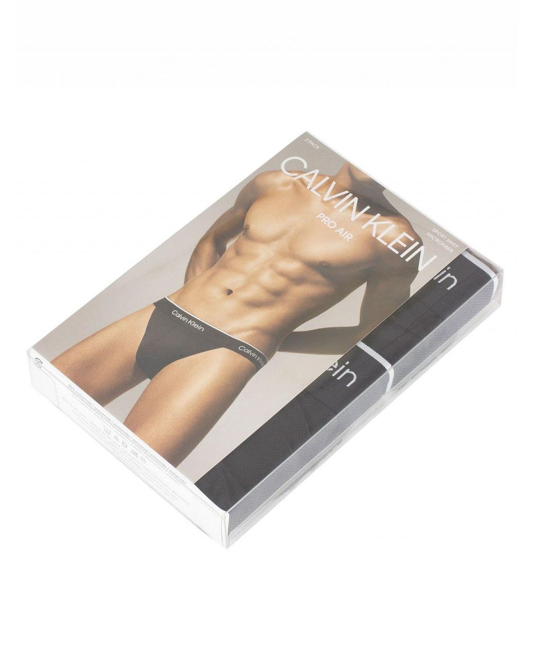 Calvin Klein Black 2 Pack Pro Air Sport Briefs for Men | Lyst