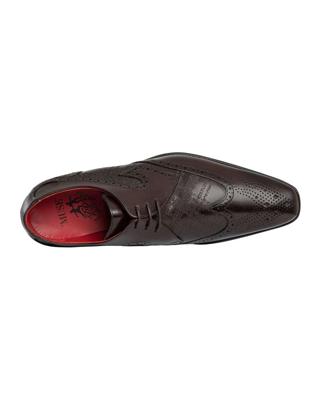 Jeffery West Brown Scottish Leather Derby Shoes for men