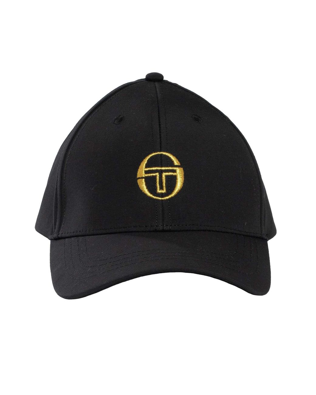 Sergio Tacchini Black Marz Classic 6 Panel Cap for men