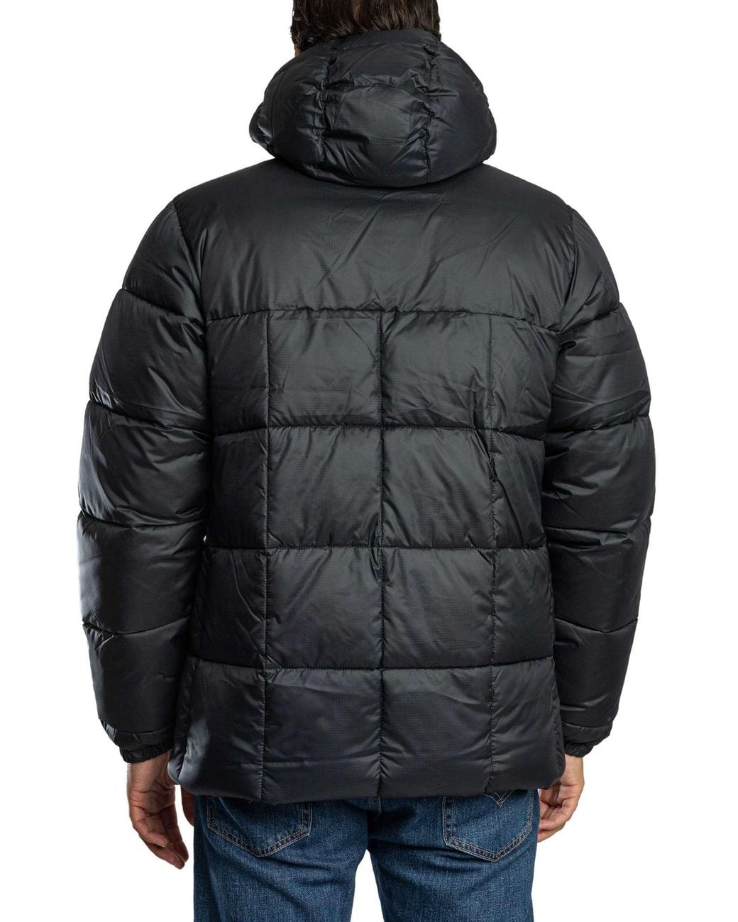 Columbia Black Puffect Hooded Jacket for men