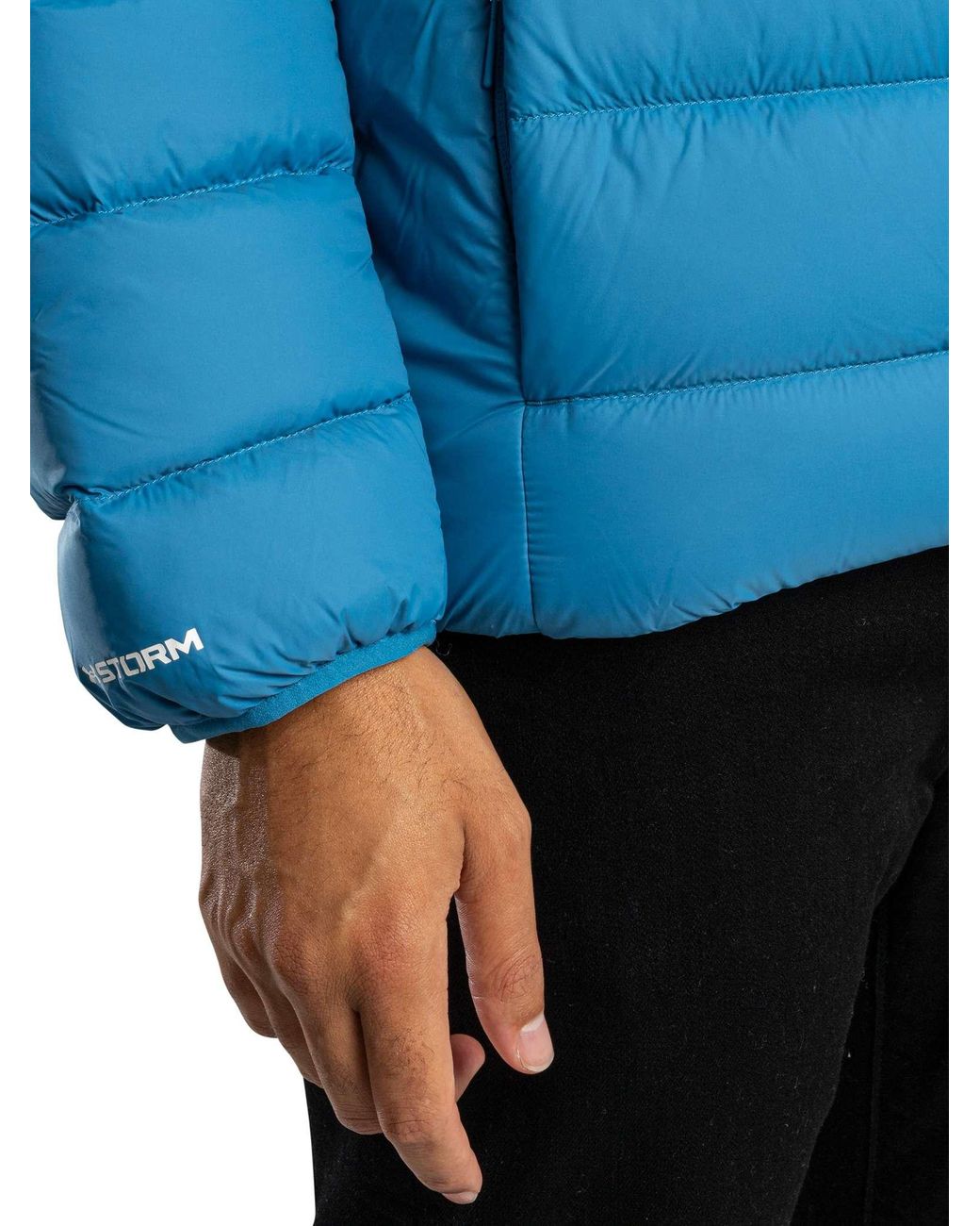 Under Armour Blue Legend Down Hooded Jacket for men