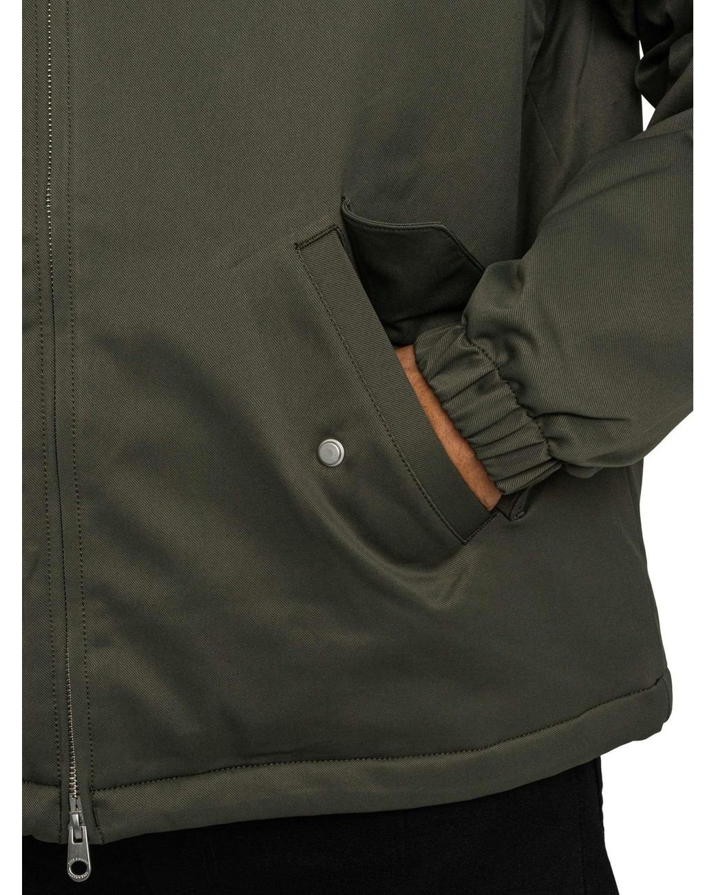 Lyle & Scott Gray Padded Hooded Zip Through Jacket for men