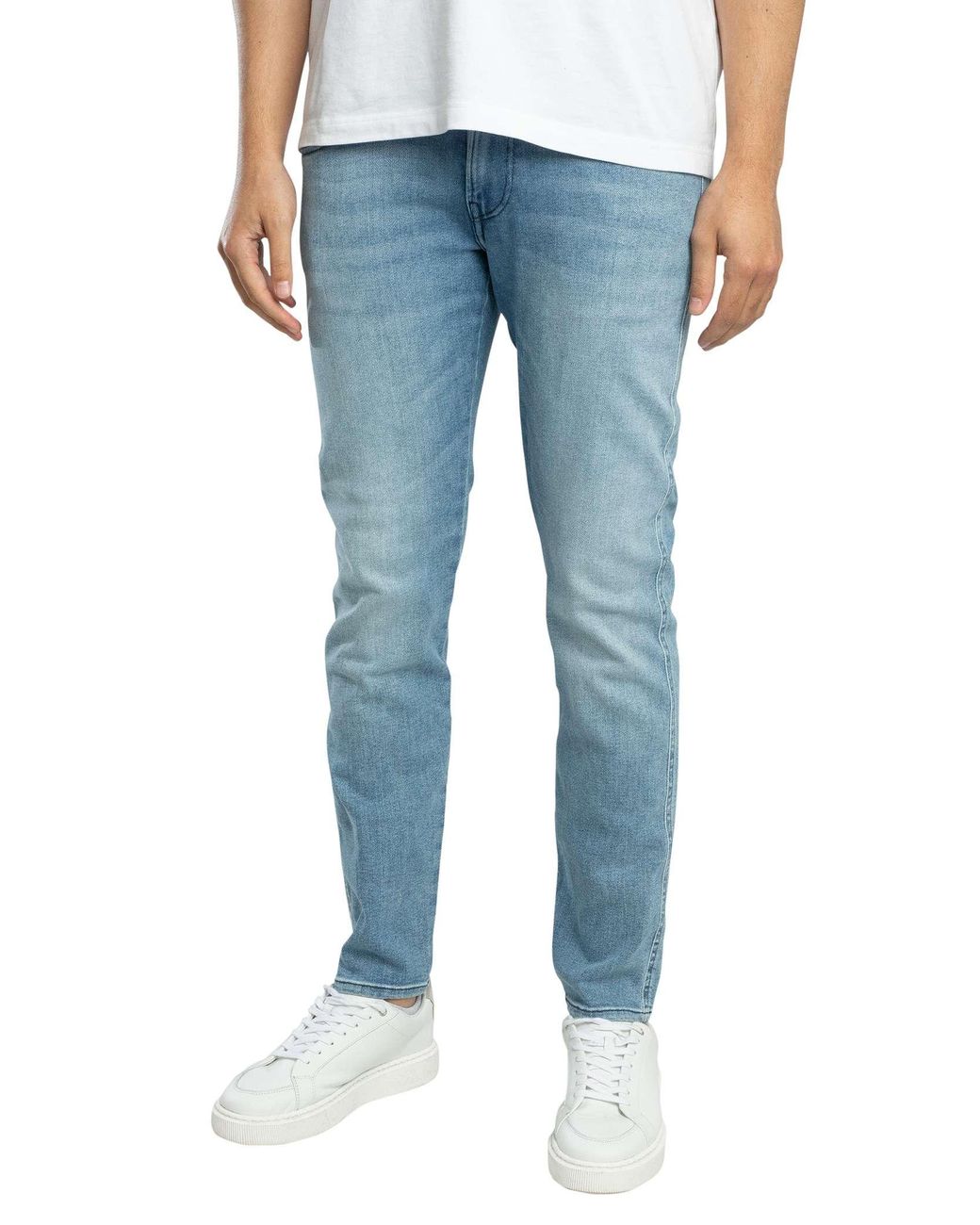 Replay Blue Anbass Slim Fit Jeans for men