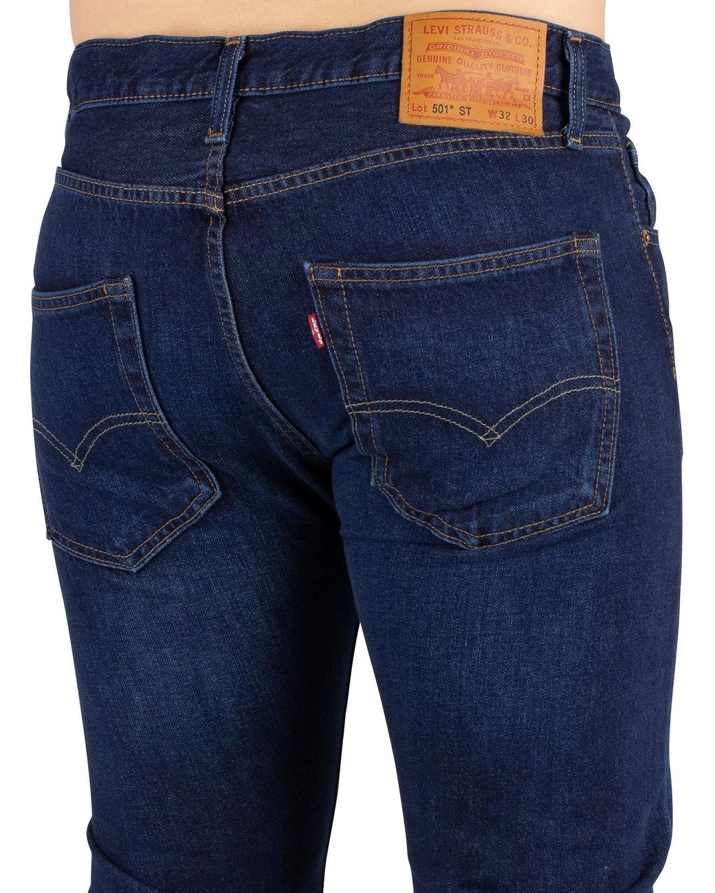 Levi's Denim 501 Slim Taper Jeans in Blue for Men | Lyst