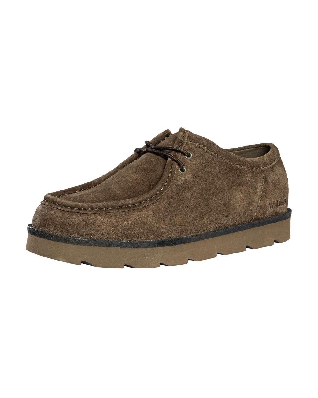 Clarks Brown Meare Walla Suede Shoes for men