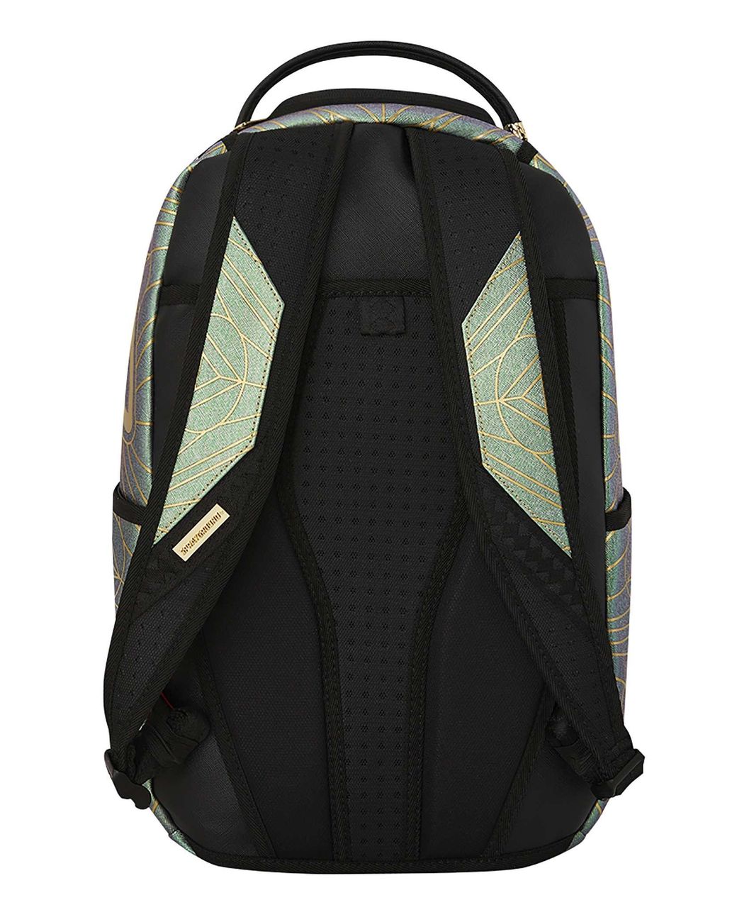 Sprayground Green 20l Foundation Crystal Iridescent Shark Backpack for men