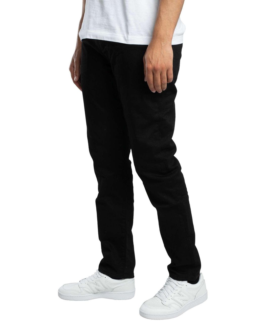 Levi's Black 502 Regular Taper Jeans for men