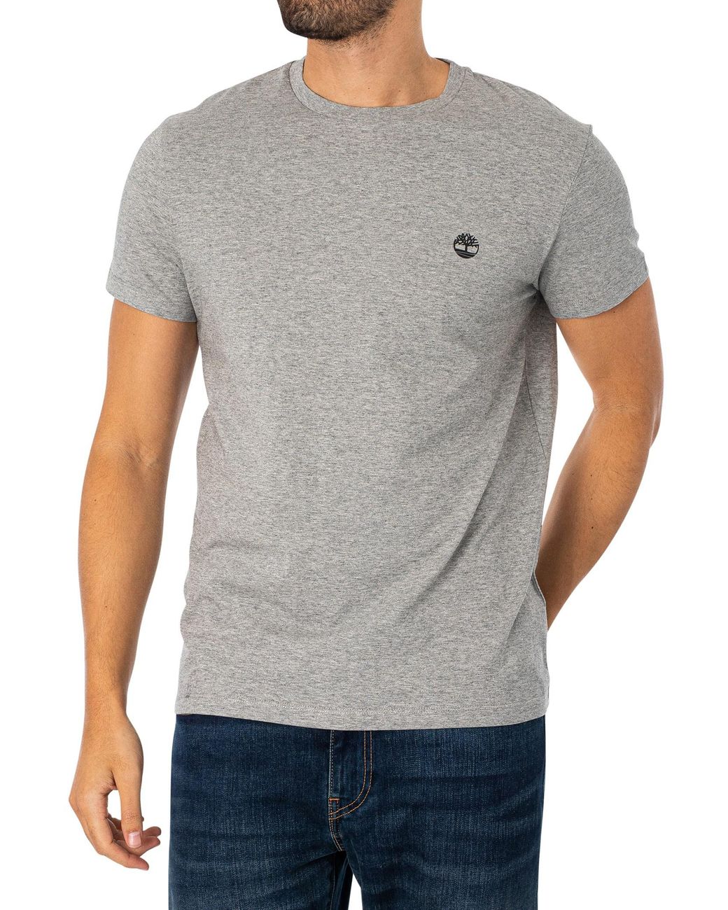 Timberland Black 3 Pack Dustan Slim T-Shirts for men