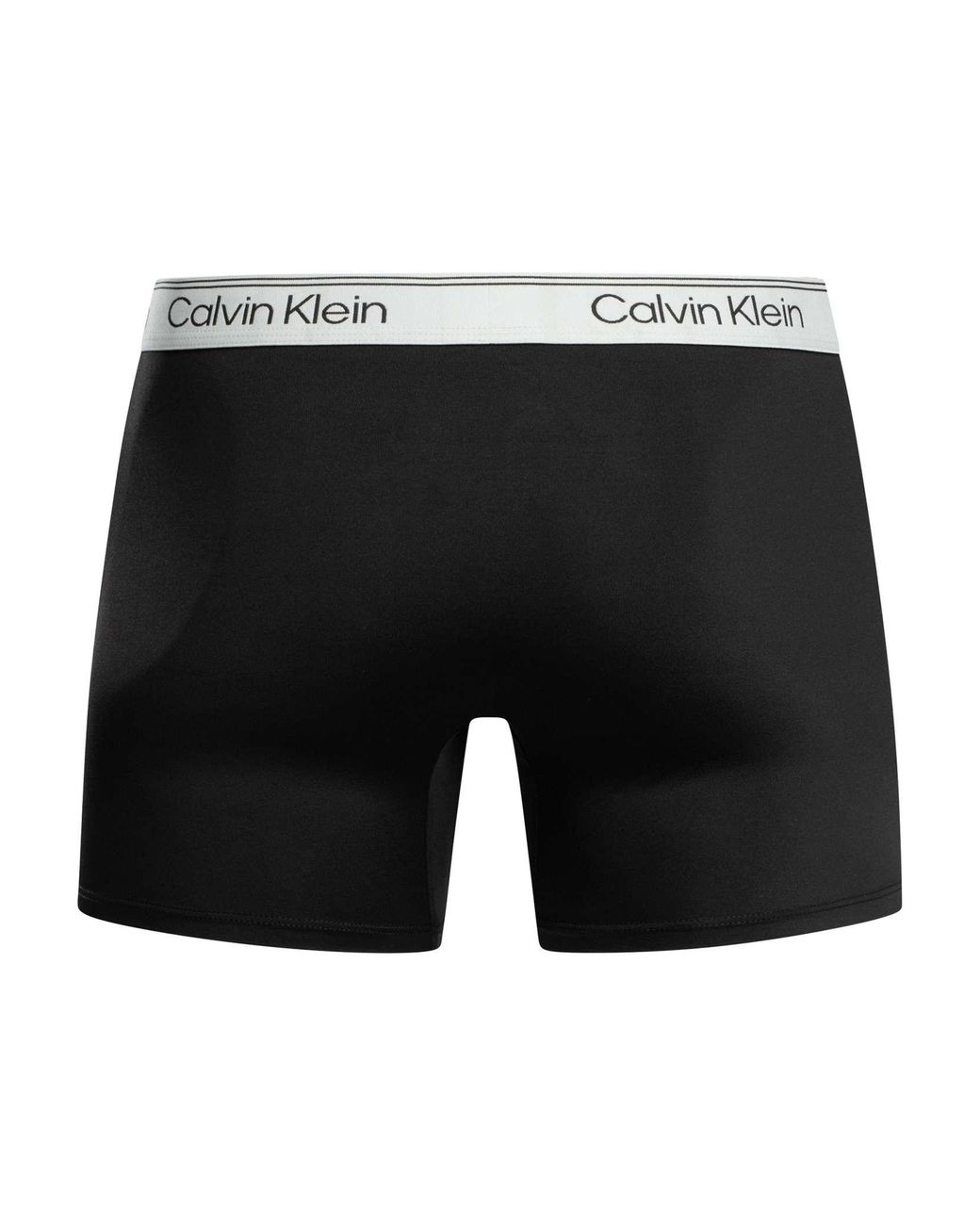 Calvin Klein Black 3 Pack Microfiber Stretch Boxer Briefs for men