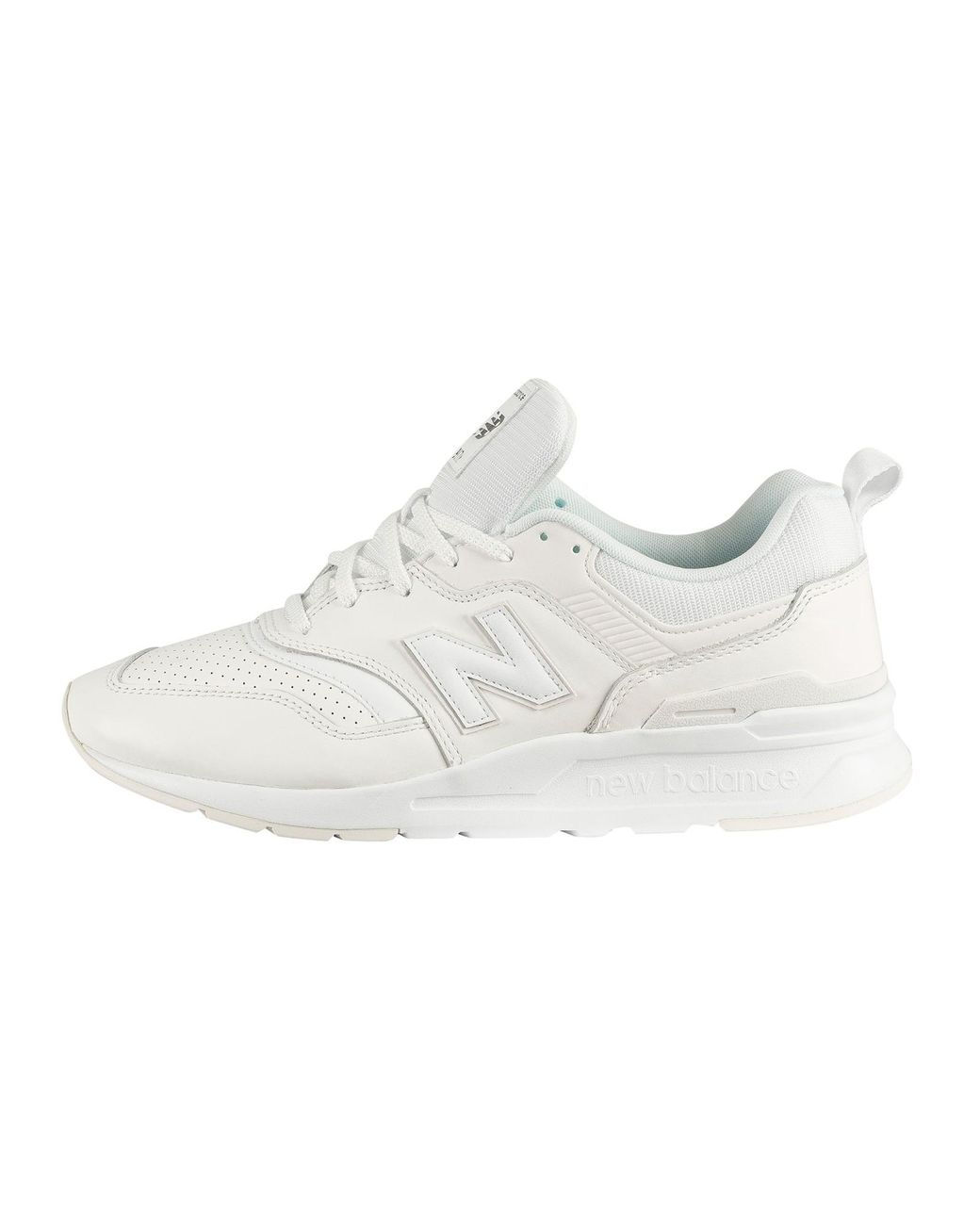 New Balance 997h Leather Trainers in White for Men | Lyst