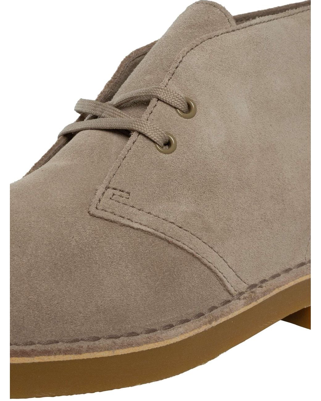 Clarks Natural Desert Evo Suede Boots for men