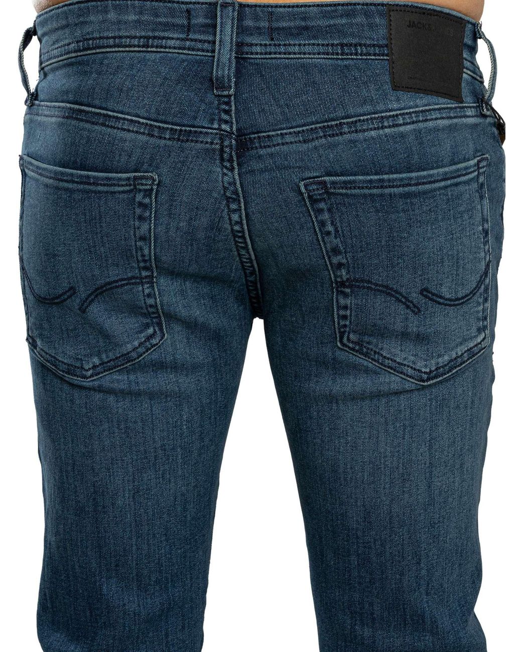 Jack & Jones Blue Glenn Original 812 Slim Jeans for men