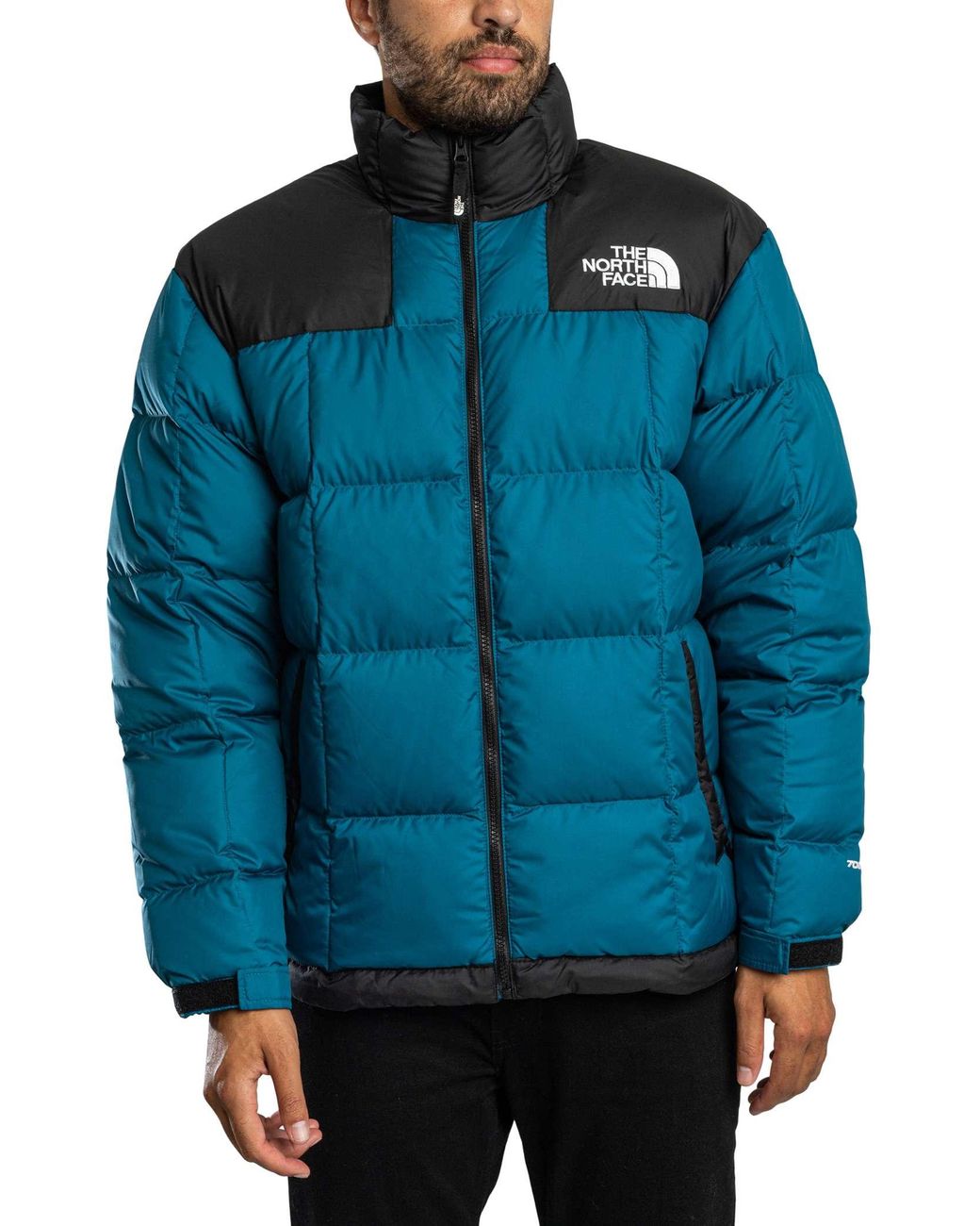 The North Face Blue Lhotse Puffer Jacket for men