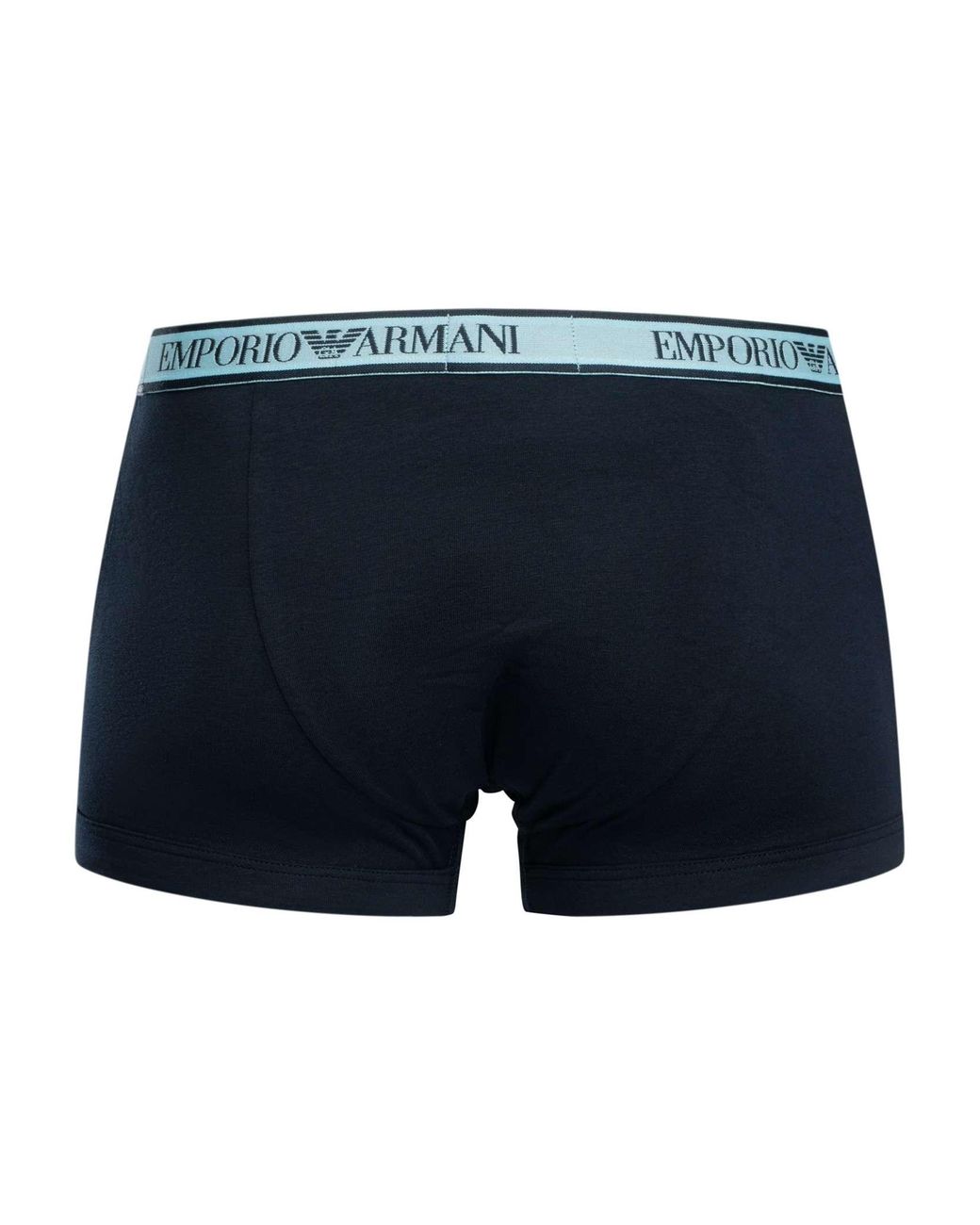 Emporio Armani Blue 3 Pack Trunks for men