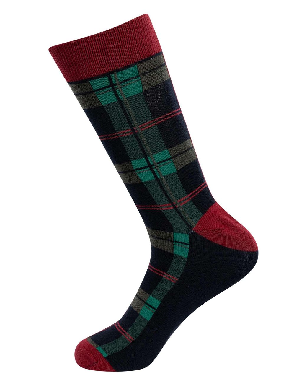 Jack & Jones Blue Xmas Check Socks & Trunk Gift Box for men
