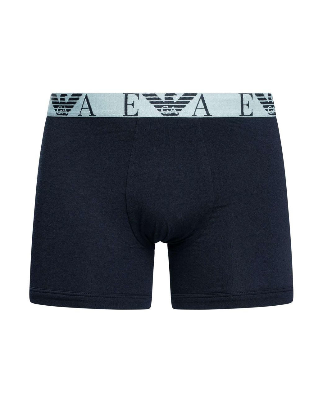 Emporio Armani Blue 3 Pack Boxer Briefs for men