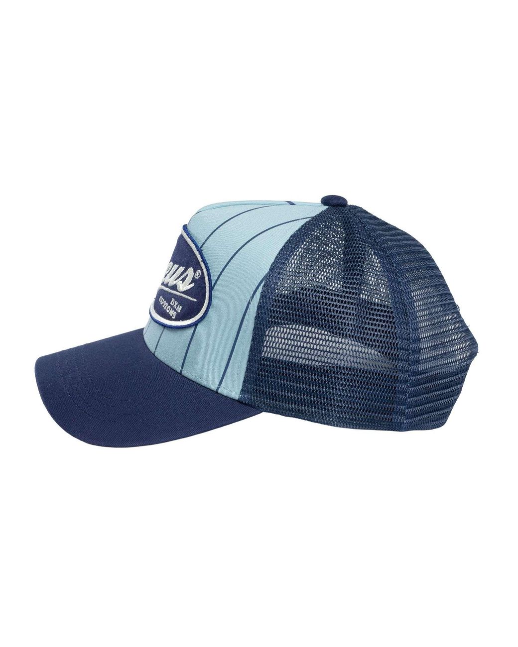 Deus Ex Machina Blue Forecourt Trucker Cap for men
