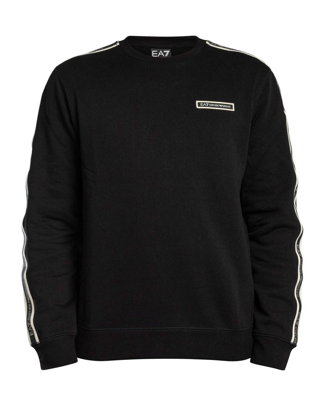 EA7 Black Box Logo Sweatshirt for men