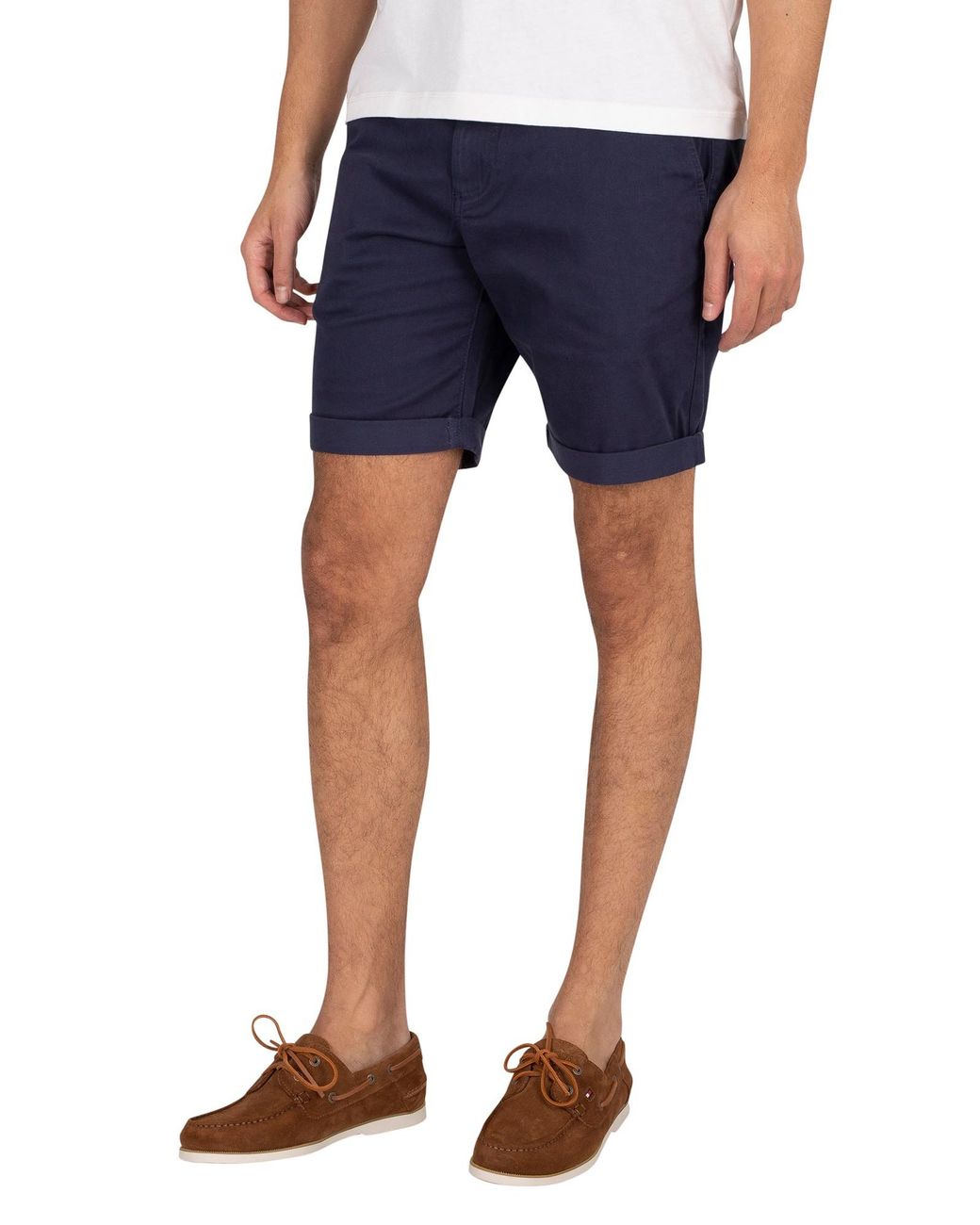 Tommy Hilfiger Scanton Slim Chino Shorts in Blue for Men | Lyst Canada