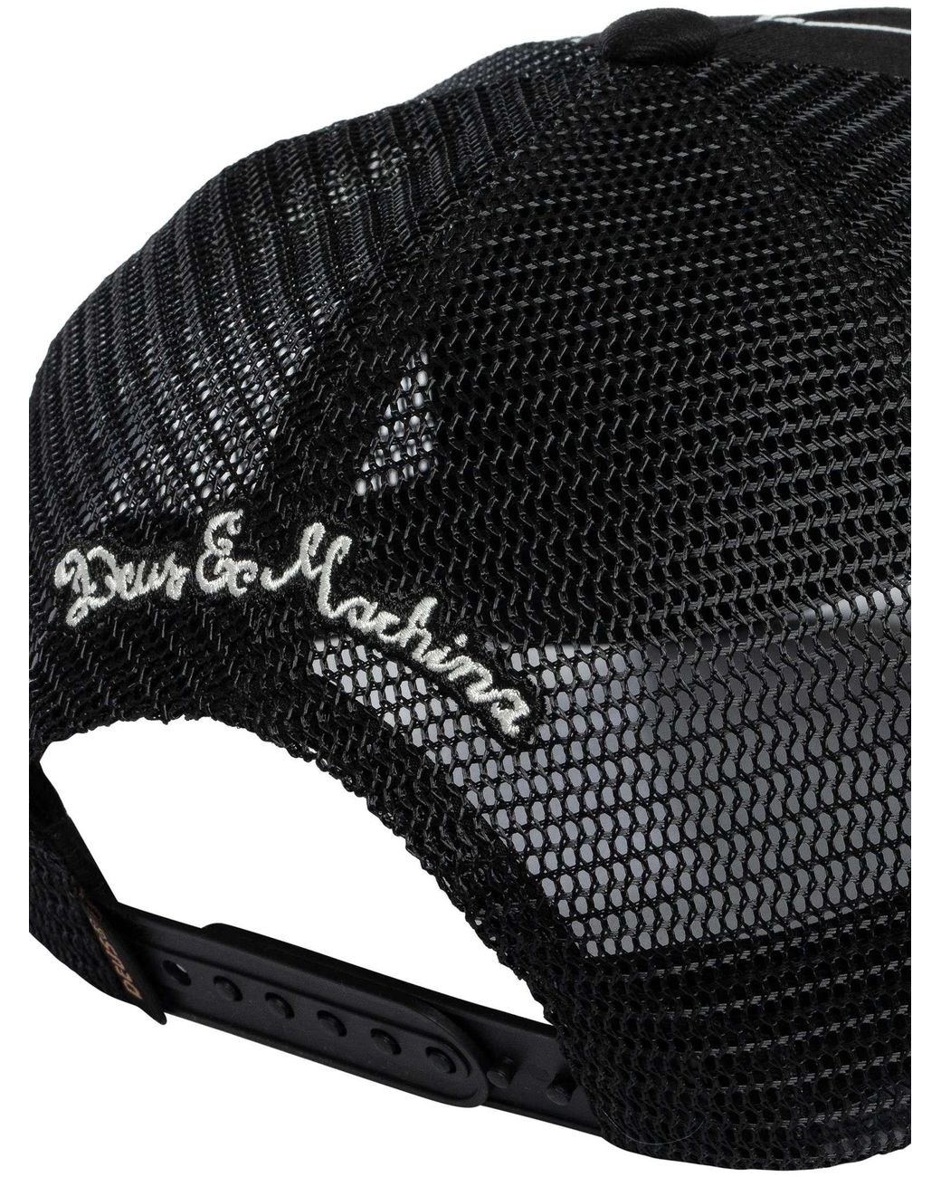 Deus Ex Machina Black Forecourt Trucker Cap for men