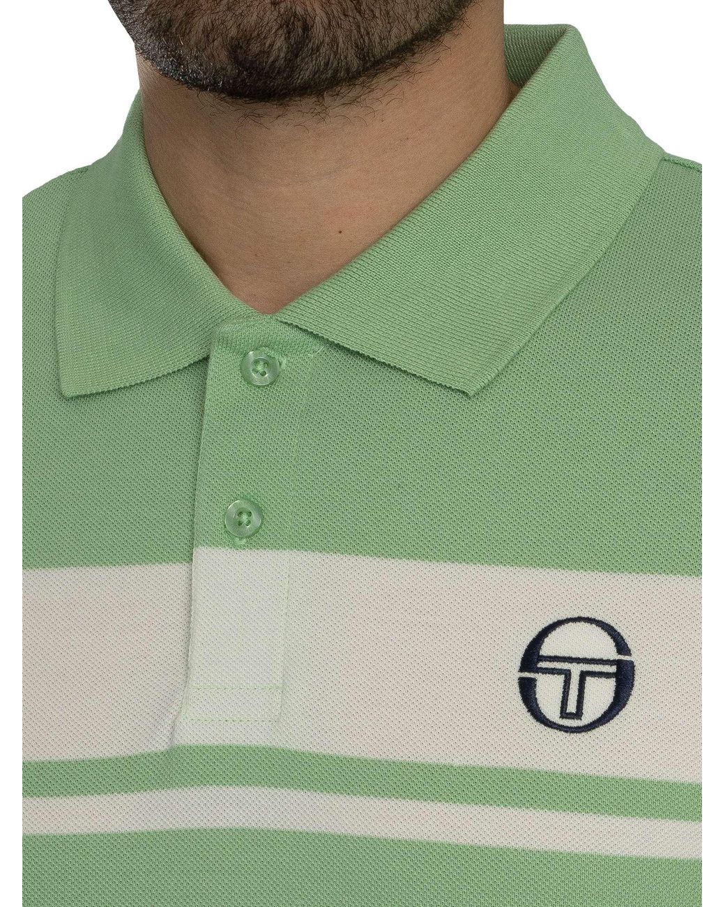 Sergio Tacchini Green Young Line Polo Shirt for men