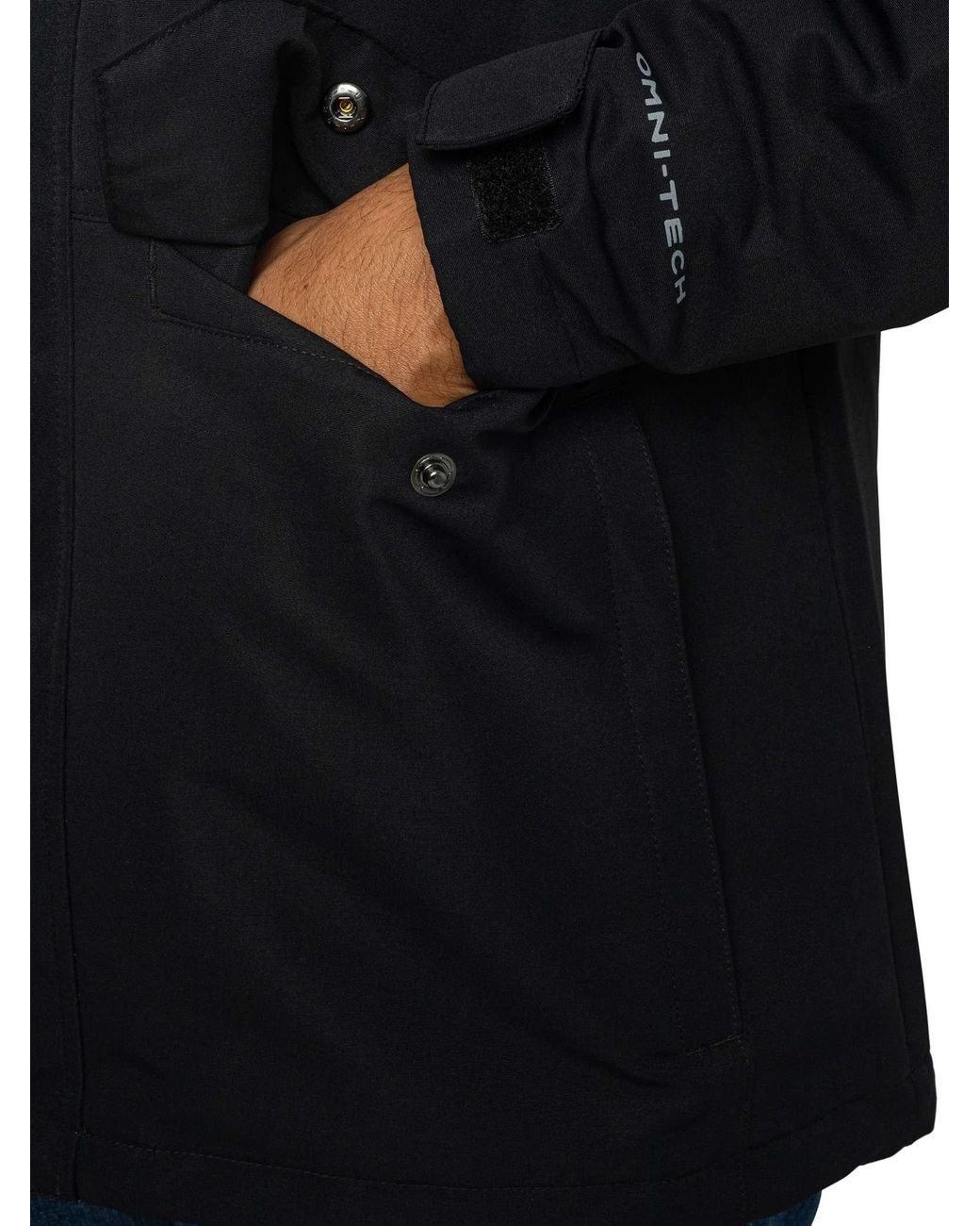 Columbia Black Landroamer Waterproof Fleece Lined Jacket for men