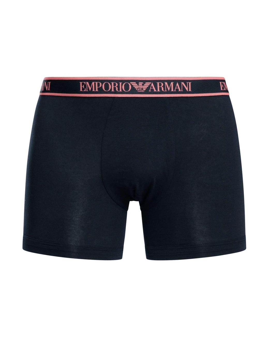 Emporio Armani 3 Pack Boxers Briefs in Blue for Men | Lyst UK