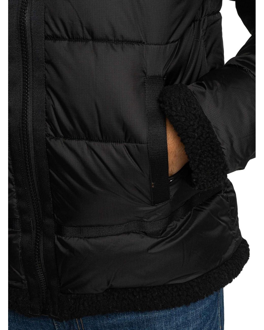 Schott Nyc Black Puffer Jacket for men