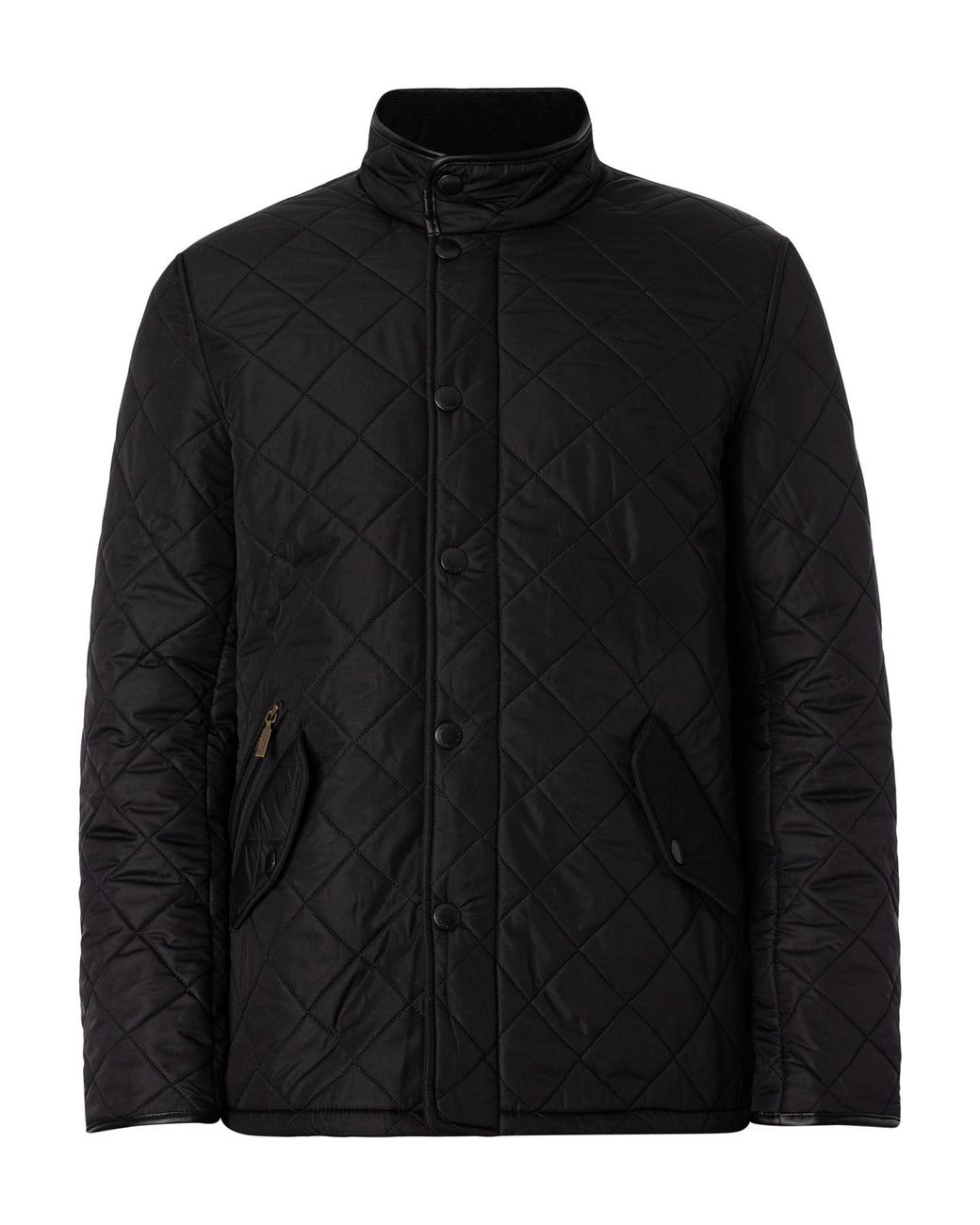 Barbour Powell Quilted Jacket in Black for Men Lyst