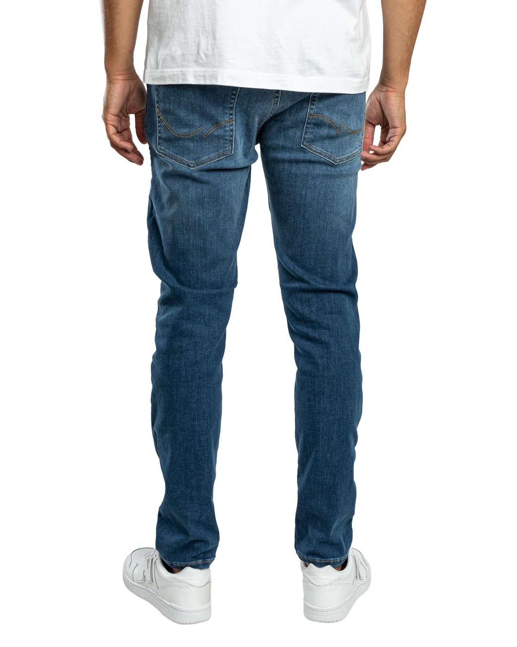 Jack & Jones Blue Glenn Original 814 Slim Jeans for men