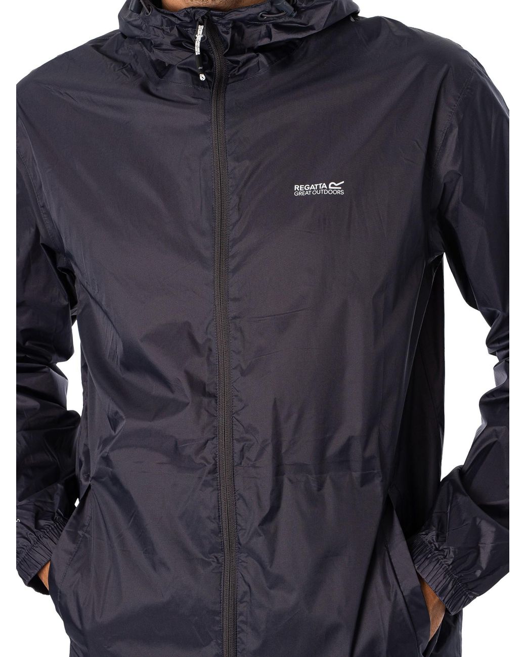 Regatta Blue Pack It Waterproof Jacket for men