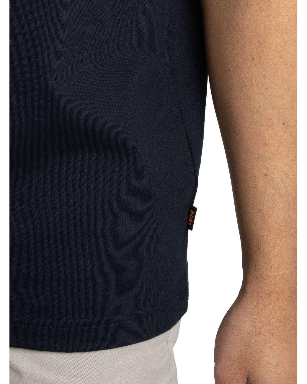 Boss Blue Te Movement Back Graphic T-Shirt for men