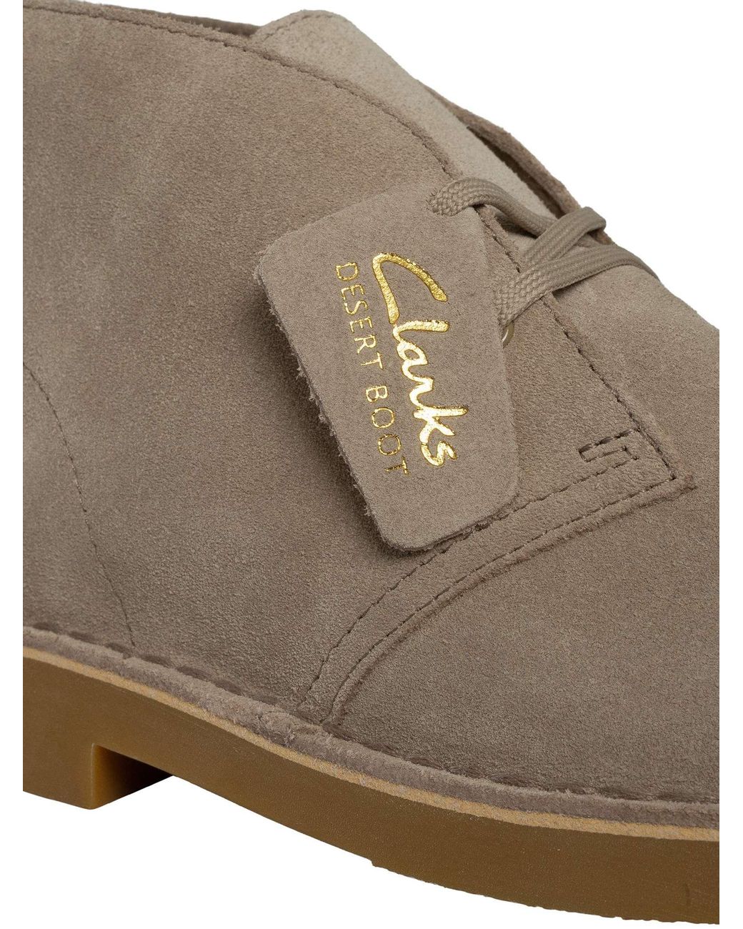Clarks Natural Desert Evo Suede Boots for men