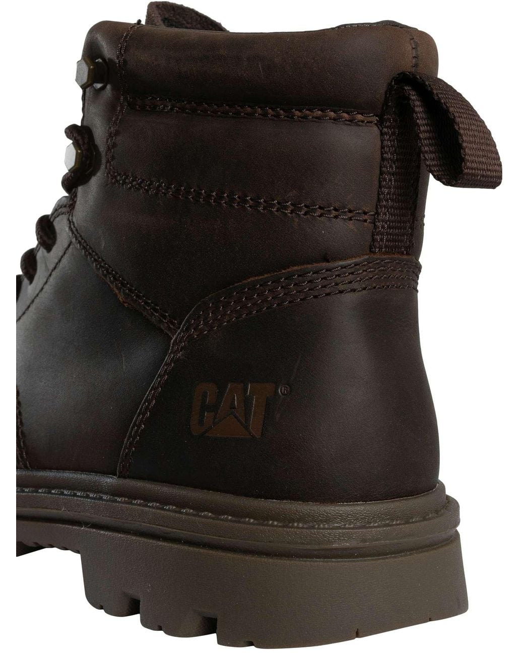 Caterpillar Brown Practitioner Mid Leather Boots for men