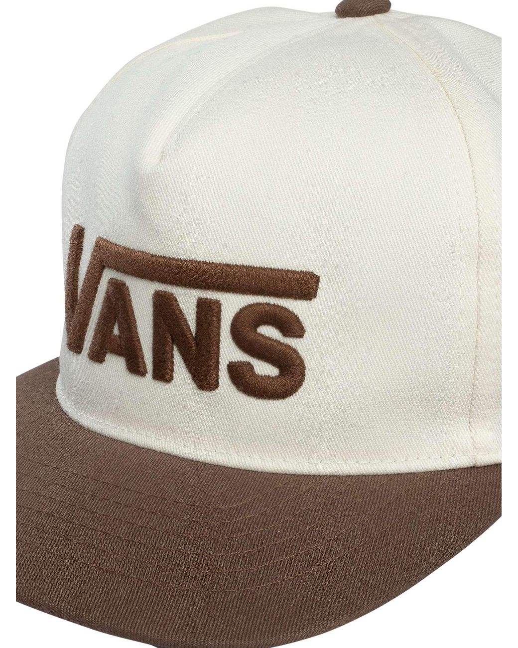 Vans White Drop V Logo Cap for men