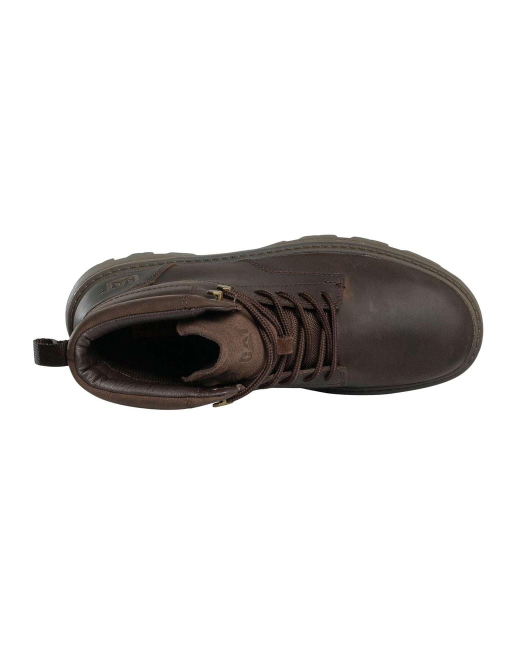 Caterpillar Brown Practitioner Mid Leather Boots for men