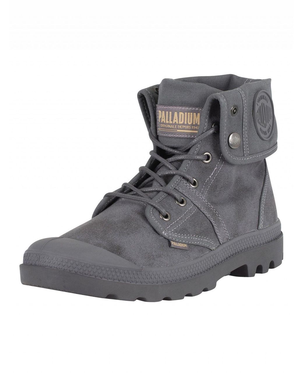 Palladium French Metal/forged Iron Pallabrouse Baggy Wax Boots in Grey for  Men | Lyst Canada