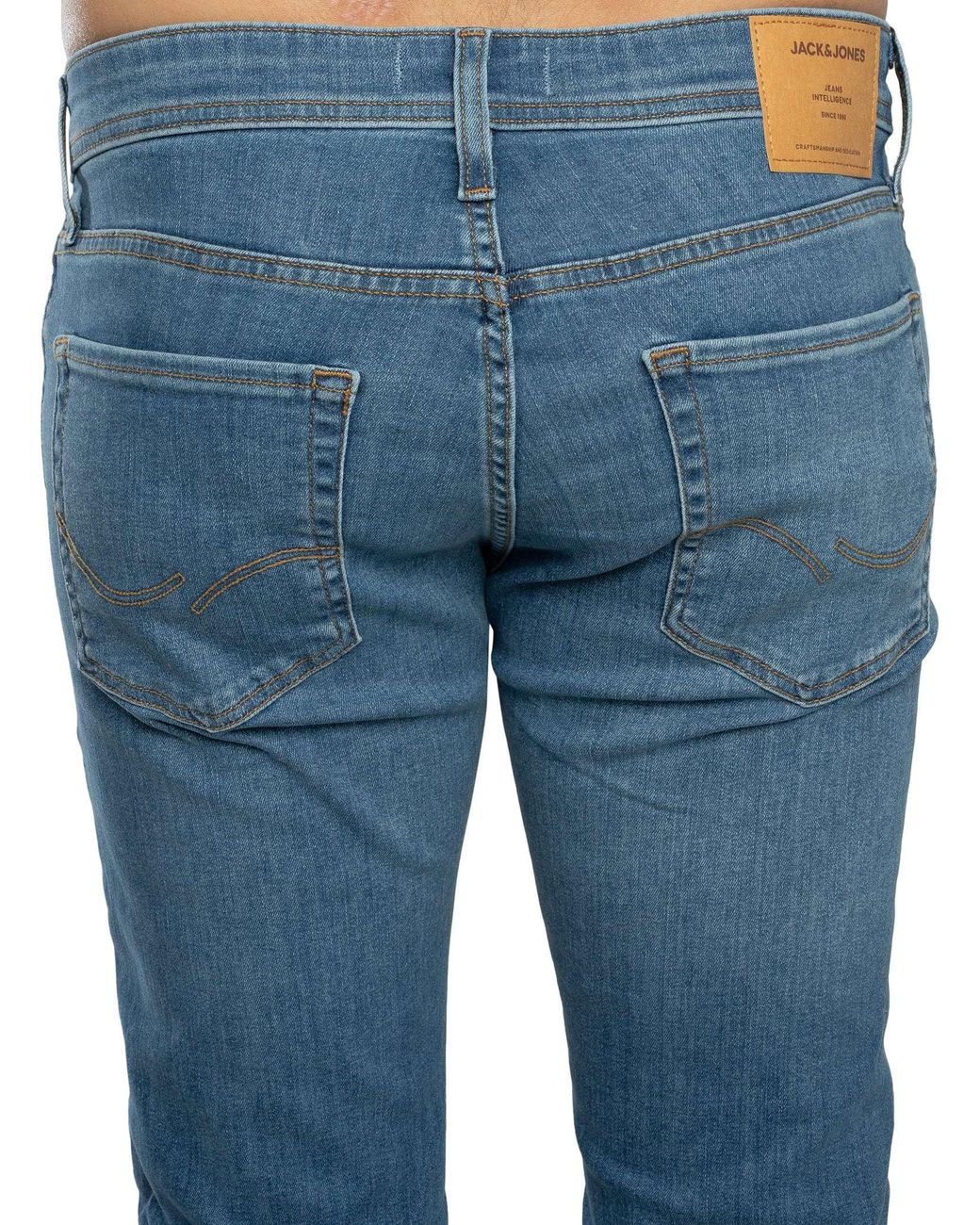 Jack & Jones Blue Glenn Original 815 Slim Jeans for men