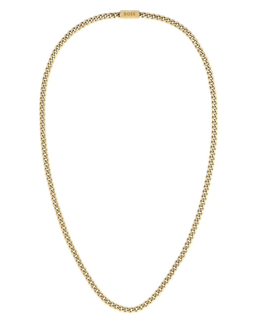Buy Hugo Boss Chain Necklace In Gold | 6thStreet Bahrain