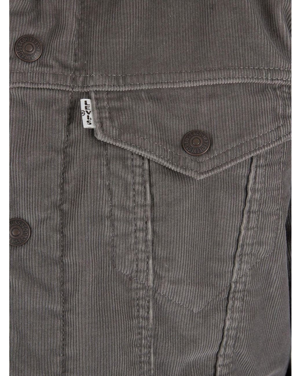 Levis pewter cord jacket top