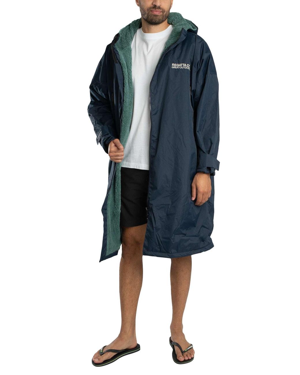 Regatta Blue Waterproof Changing Robe for men