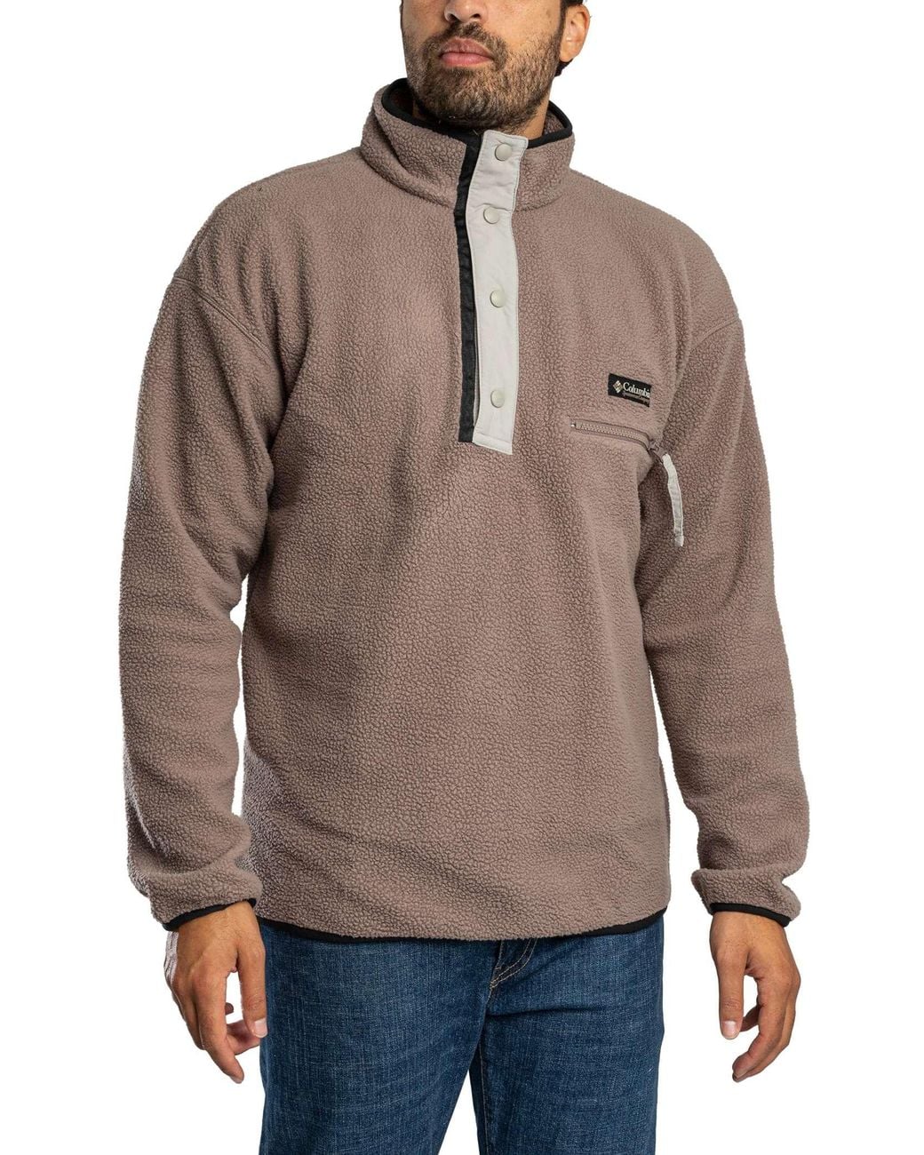 Columbia Brown Helvetia Ii Half Snap Fleece for men