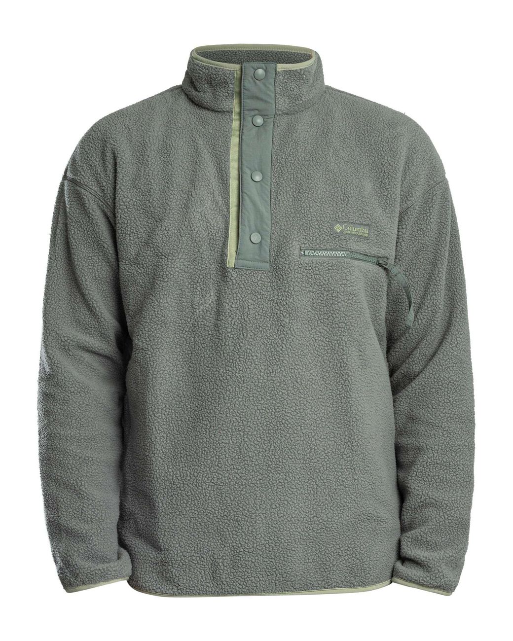 Columbia Gray Helvetia Ii Half Snap Fleece for men