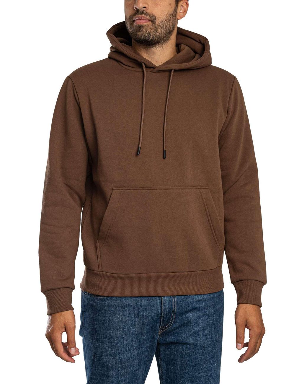 Jack & Jones Brown Bradley Pullover Hoodie for men