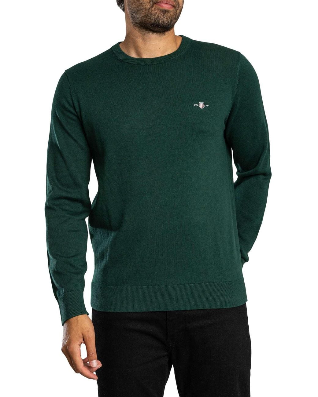 Gant Green Cotton Knit for men