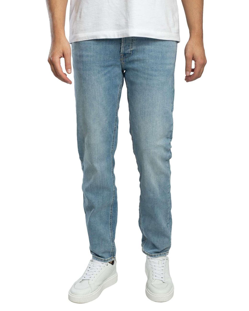 Jack & Jones Blue Mike Original 171 Tapered Jeans for men