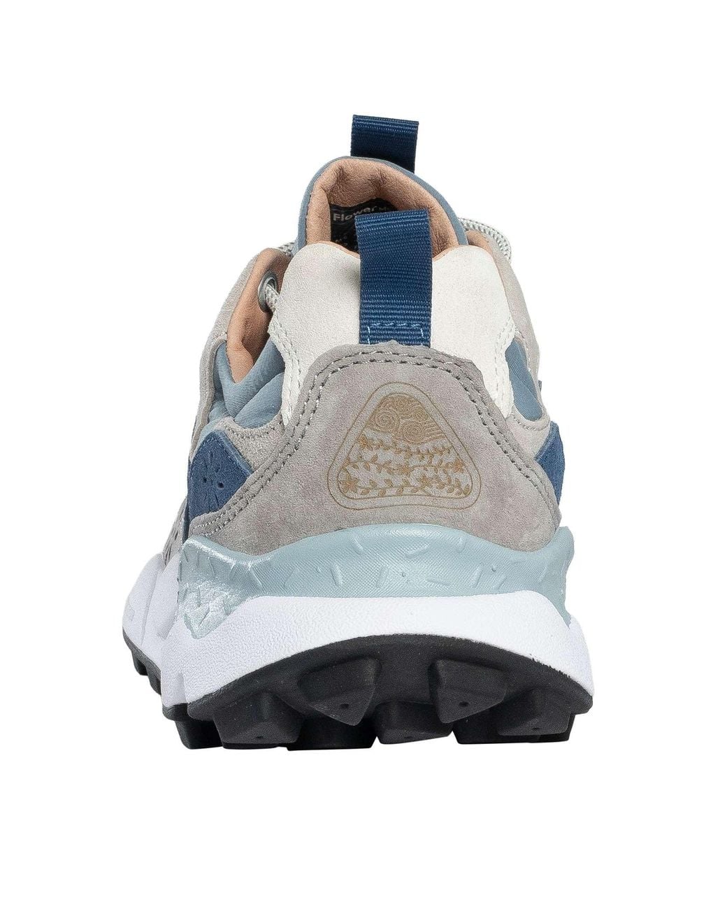 Flower Mountain Blue Yamano Suede Trainers for men