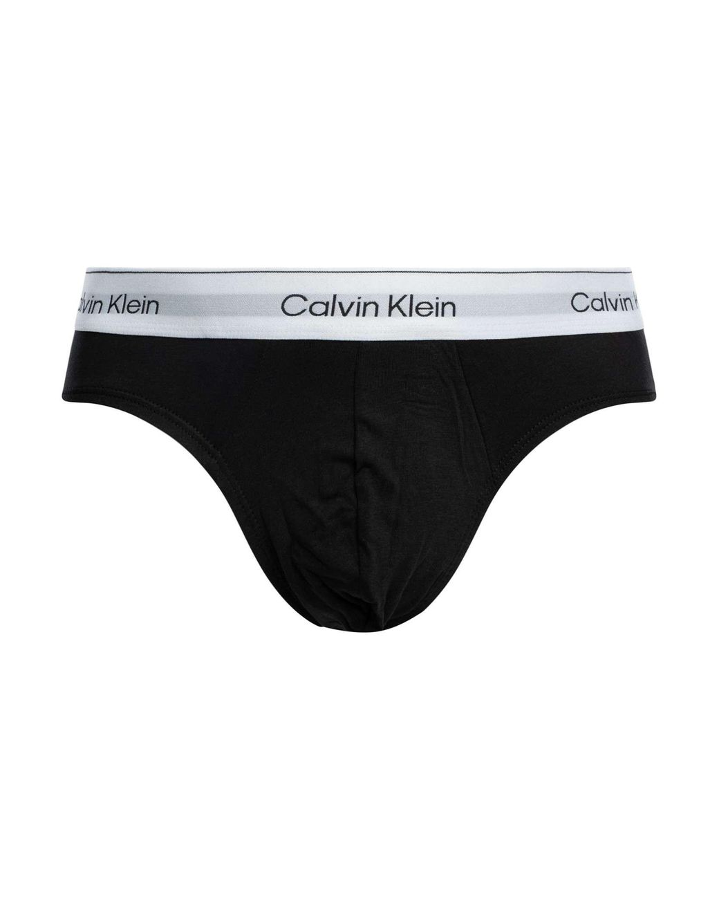Calvin Klein Black 3 Pack Icon Hip Briefs for men