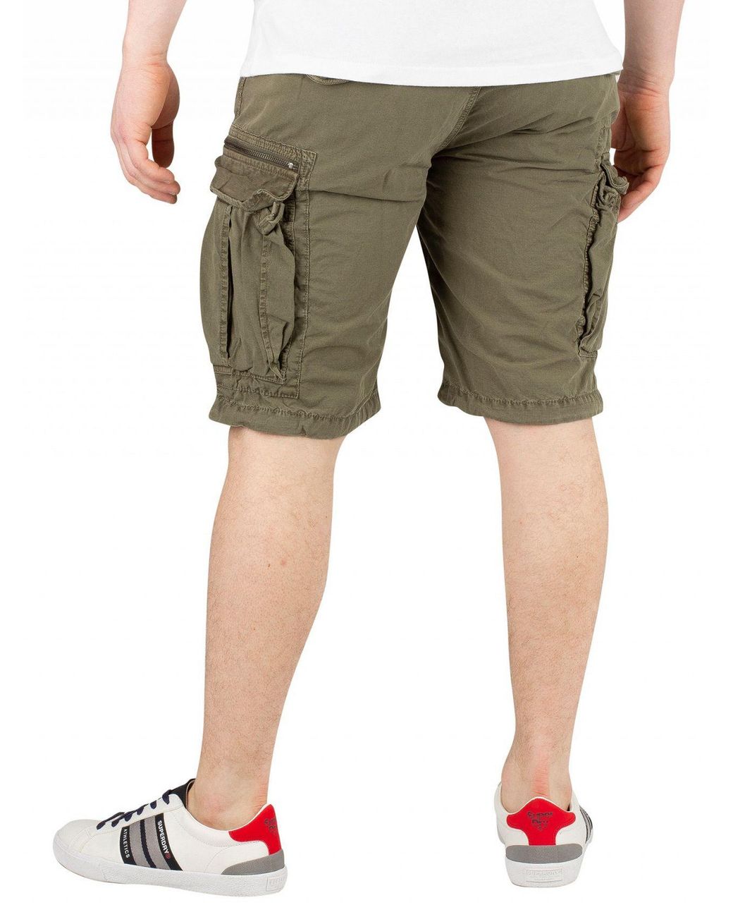 Superdry Cotton Sage Ripstop Parachute Cargo Shorts in Green for Men | Lyst