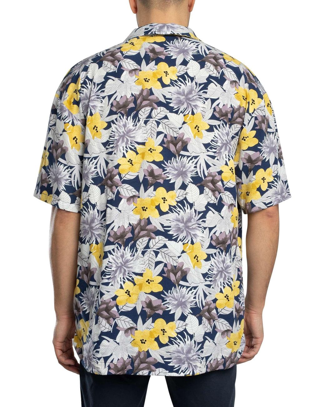 HUGO Gray Beach Relaxed Shirt for men